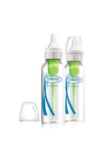 Dr. Brown's Dr. Browns Options+ Anti-colic Bottle | Standaard halsflesje 250ml GLAS 2stuks
