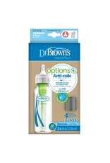 Dr. Brown's Dr. Browns Options+ Anti-colic Bottle | Standaard halsflesje 250ml GLAS 2stuks