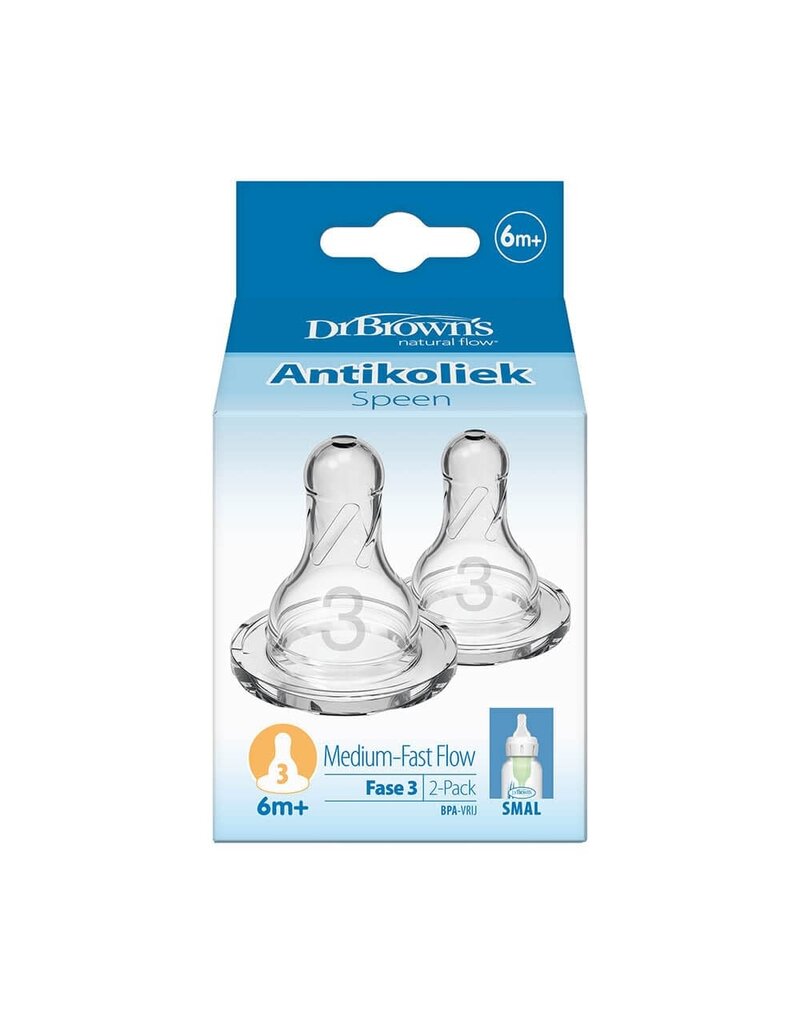 Dr. Brown's Dr. Browns - Speenfase 3 - Standaardfles (2stuks)