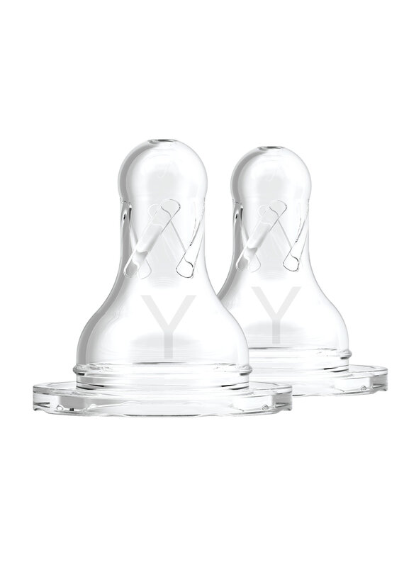 Dr. Brown's Dr. Browns - Y-cut speen - Standaardfles (2stuks) (snelle/dikke voeding)