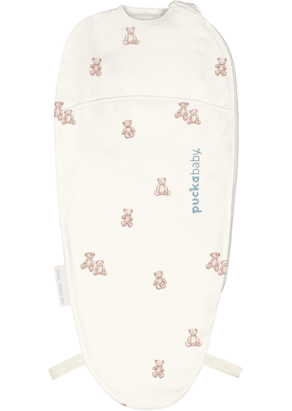 Puckababy Puckababy Inbakerslaapzak PIEP (0-3m) - teddy bears