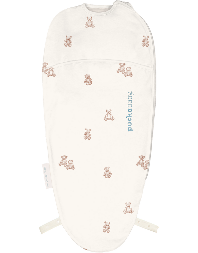 Puckababy Puckababy Inbakerslaapzak PIEP (0-3m) - teddy bears