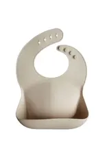 Mushie Mushie - slabbetje met opvangbakje shifting sand