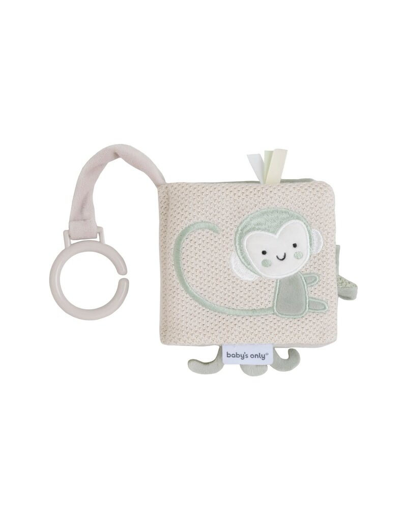 Baby's only Baby's only - buggyboekje dieren groen/warm linnen
