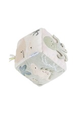 Baby's only Baby's only - activiteiten kubus dieren groen/warm linnen