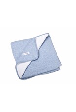 Poetree Kids Poetree -Wiegdeken gevoerd Chevron Denim Blue
