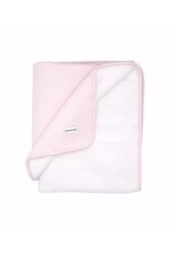Poetree Kids Poetree - Wiegdeken gevoerd Chevron Light Pink