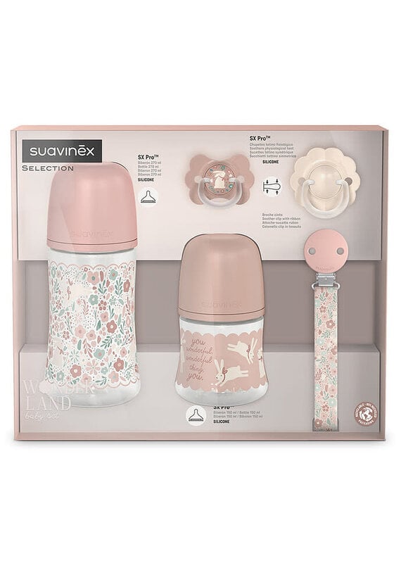 suavinex Wonderland-Welcome baby set-roze-Wonderful