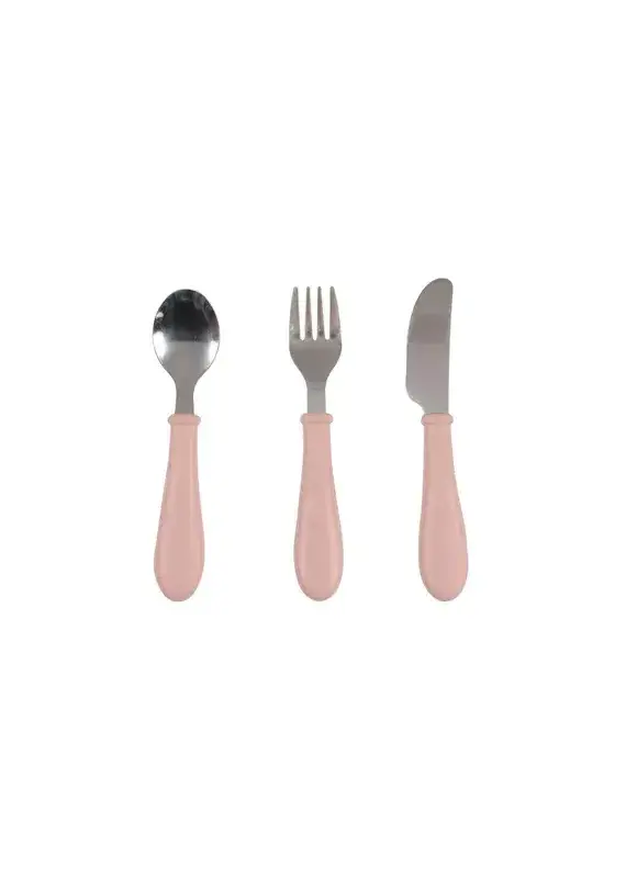 Beaba Beaba-3-delig inox bestek-cotton candy