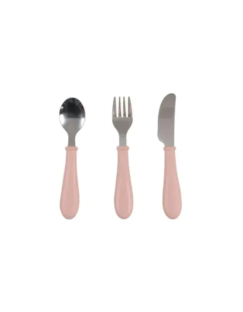 Beaba Beaba-3-delig inox bestek-cotton candy