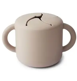 Mushie Mushie - snack cup - shifting sand