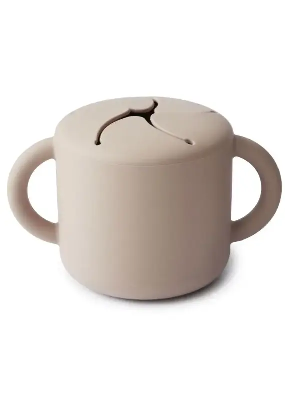 Mushie Mushie - snack cup - shifting sand