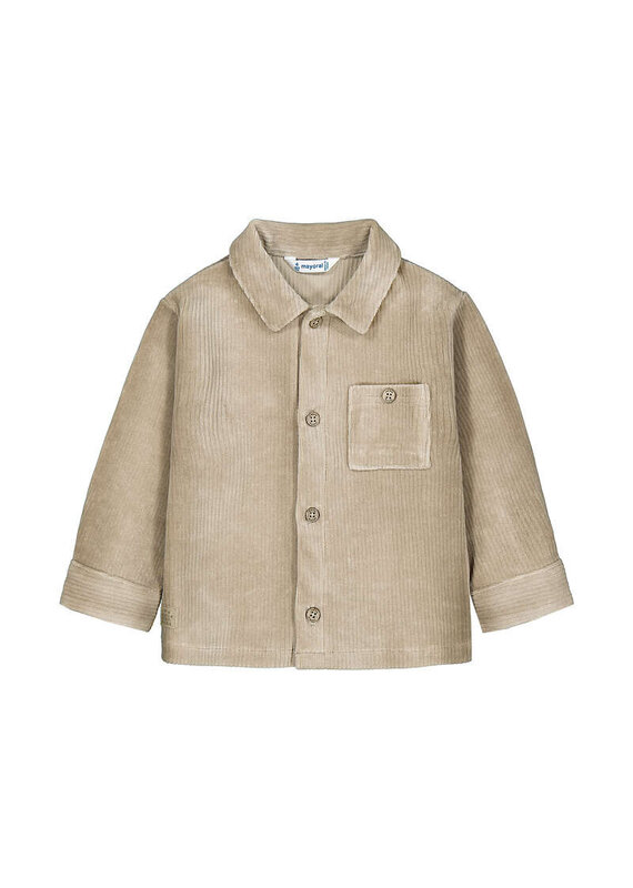 mayoral Mayoral - Velour hemd - Hazelnut