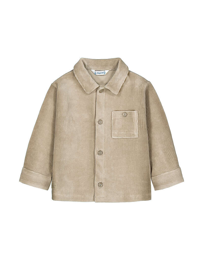 mayoral Mayoral - Velour hemd - Hazelnut