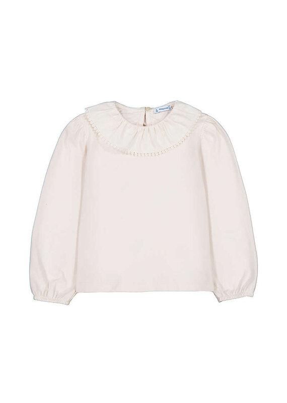 mayoral Mayoral - Ruffled Blouse - Ecru