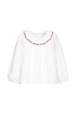 mayoral Mayoral - Ruffled Blouse - Love you wit/bordeaux