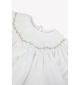 Tartine & Chocolat Tartine et chocolat- blouse met goud borduurwerk