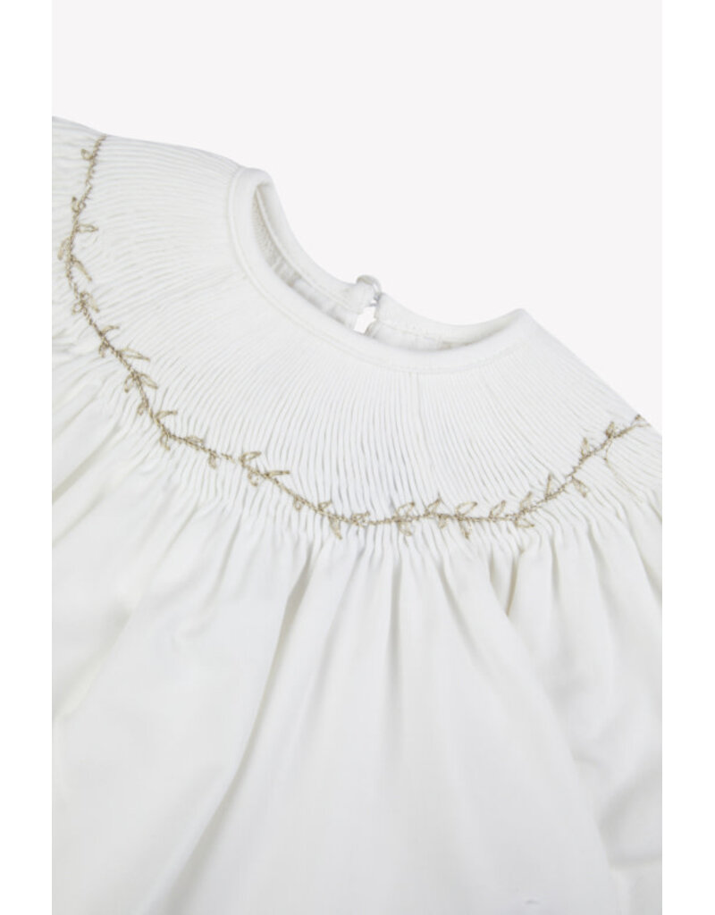 Tartine & Chocolat Tartine et chocolat- blouse met goud borduurwerk
