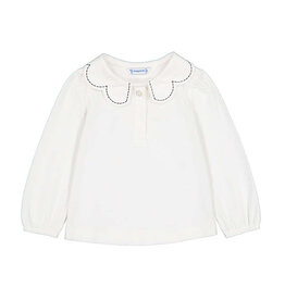 mayoral Mayoral - Blouse Off white Blauw  - Elise