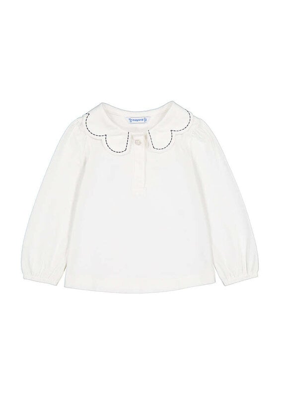 mayoral Mayoral - Blouse Off white Blauw  - Elise