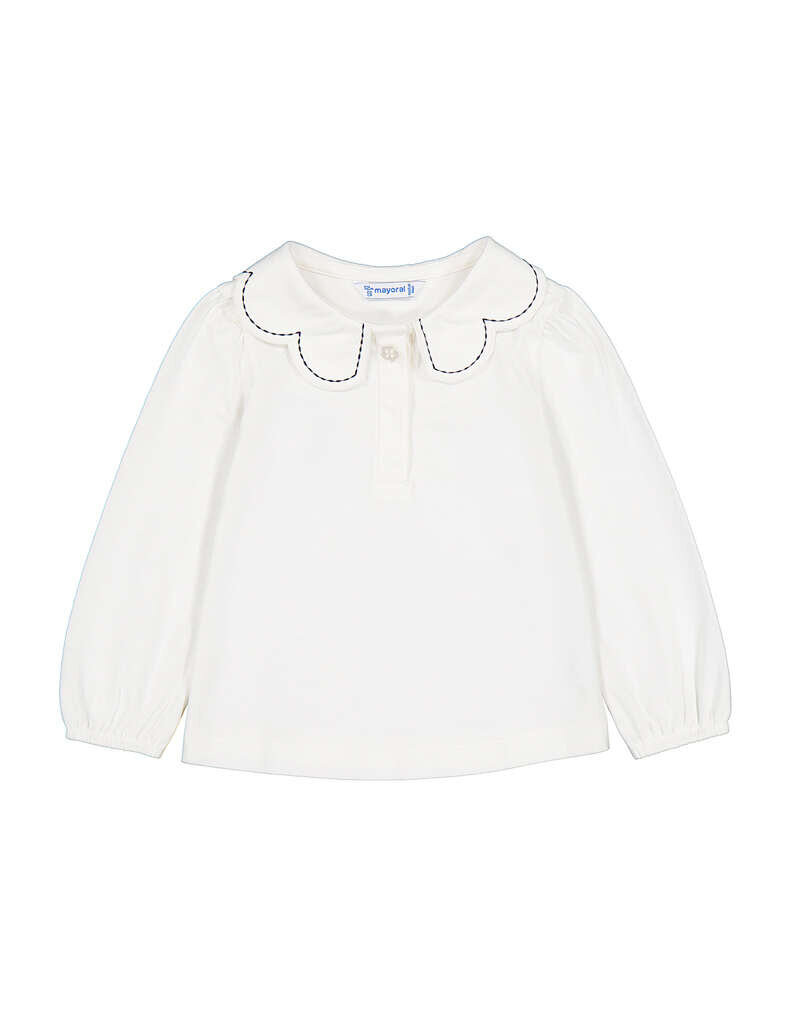 mayoral Mayoral - Blouse Off white Blauw  - Elise