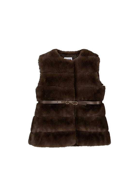 mayoral Mayoral - Faux Fur vest - Bruin