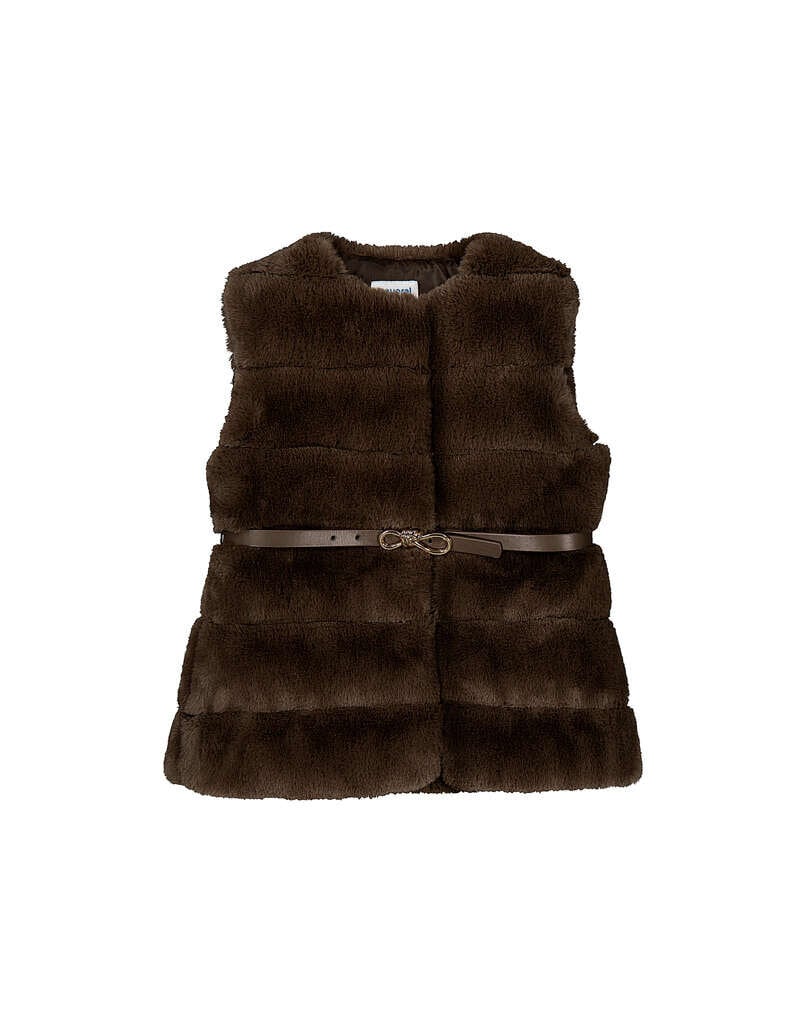 mayoral Mayoral - Faux Fur vest - Bruin