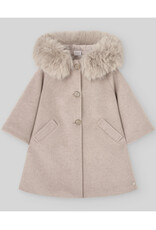 Paz Rodriguez Paz - winterjas geweven hazelnut