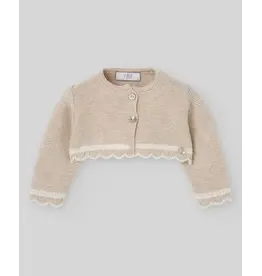 Paz Rodriguez Paz - cardigan bruin/cream