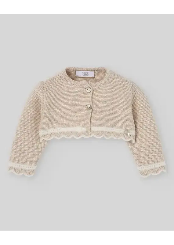 Paz Rodriguez Paz - cardigan bruin/cream