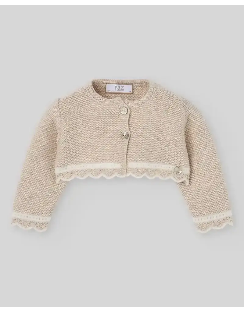 Paz Rodriguez Paz - cardigan bruin/cream