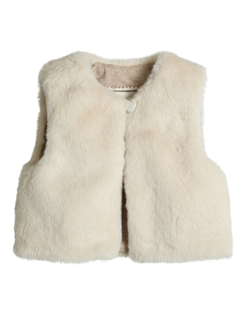 Gymp Gymp - gillet polla gebroken wit