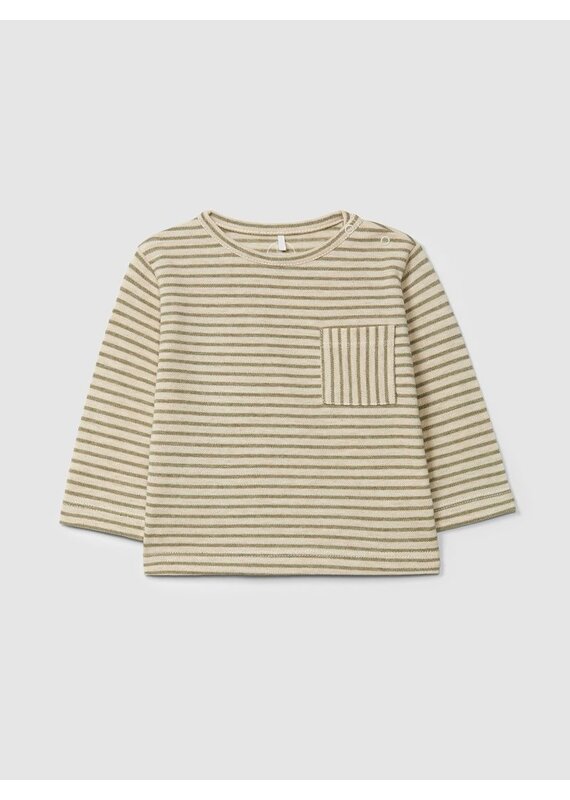 Laranjinha Laranjinha - Longsleeve striped blouse - Khaki