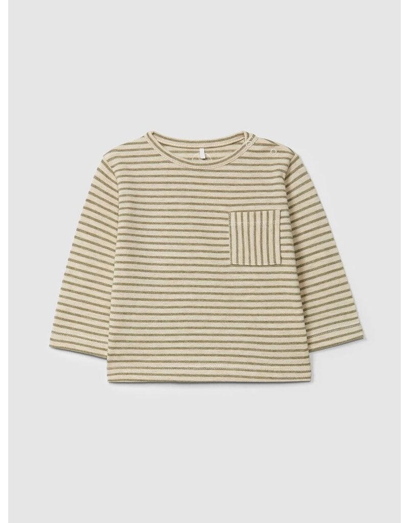 Laranjinha Laranjinha - Longsleeve striped blouse - Khaki