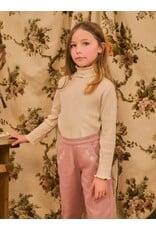 Laranjinha Laranjinha - Rolkraag blouse - beige