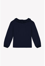 Bonton Bonton - bloesje met kraag blue