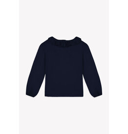 Bonton Bonton - bloesje met kraag blue