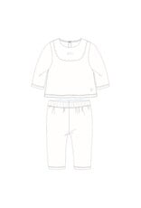 Patachou Patachou - elegant beige set beertjes
