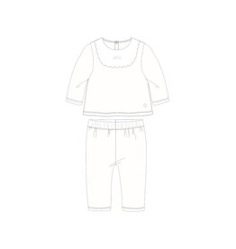 Patachou Patachou - elegant beige set beertjes