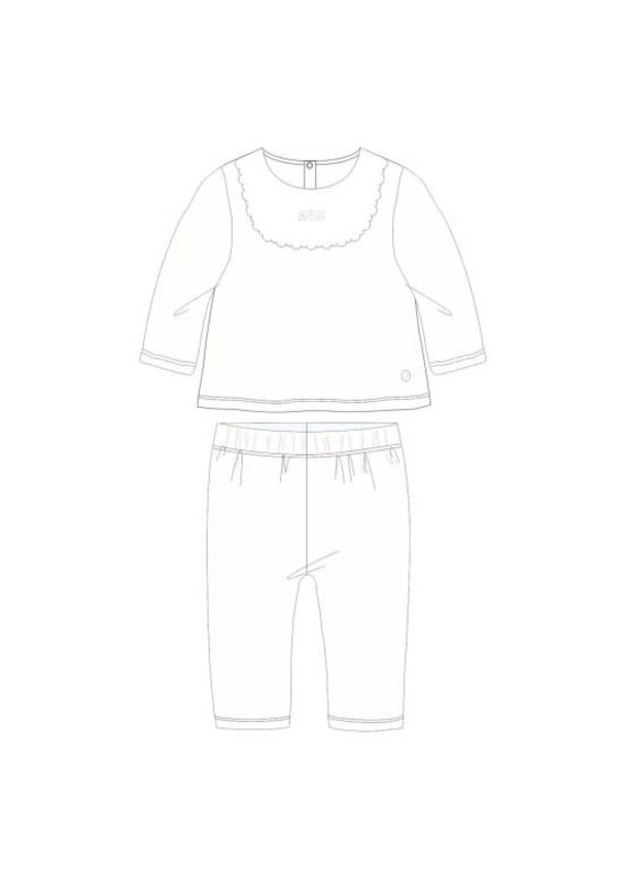 Patachou Patachou - elegant beige set beertjes