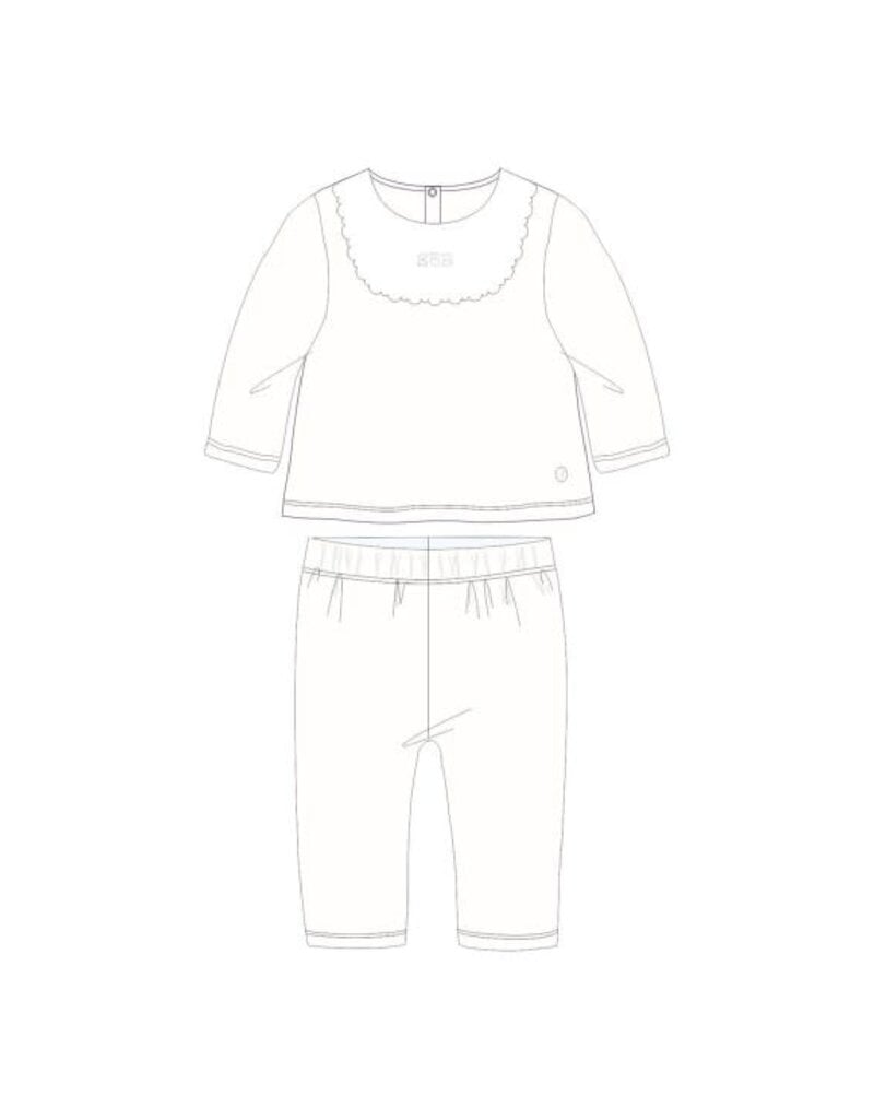 Patachou Patachou - elegant beige set beertjes