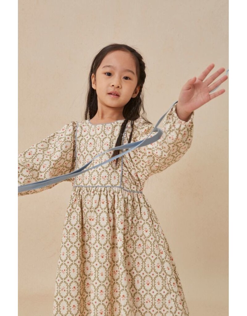 C'era una volta C'era Una Volta - Kana dress Cream Sage