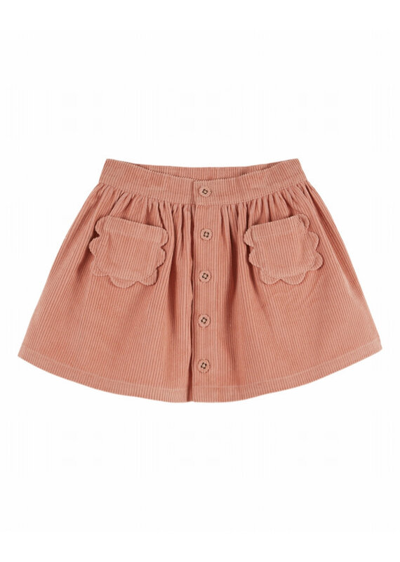 Emile & Ida Emile & Ida - Rok ribfluweel - Roze