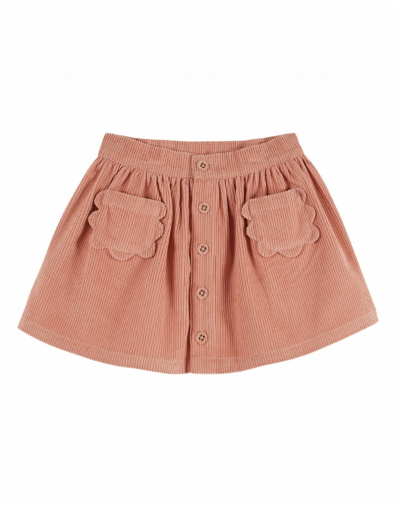 Emile & Ida Emile & Ida - Rok ribfluweel - Roze