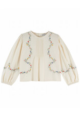 Emile & Ida Emile & Ida - Blouse embroidery flowers