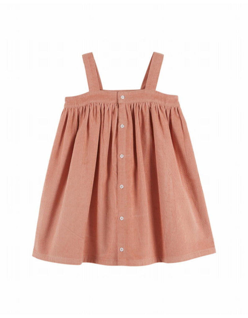 Emile & Ida Emile & Ida - Jurk ribfluweel - roze