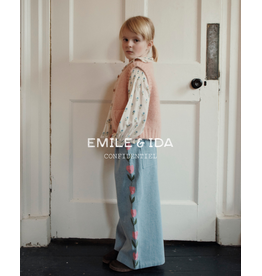 Emile & Ida Emile & Ida - Debardeur cardigan  - rose pastel