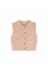 Emile & Ida Emile & Ida - Debardeur cardigan  - rose pastel