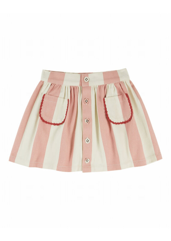 Emile & Ida Emile & Ida - Rok striped pink