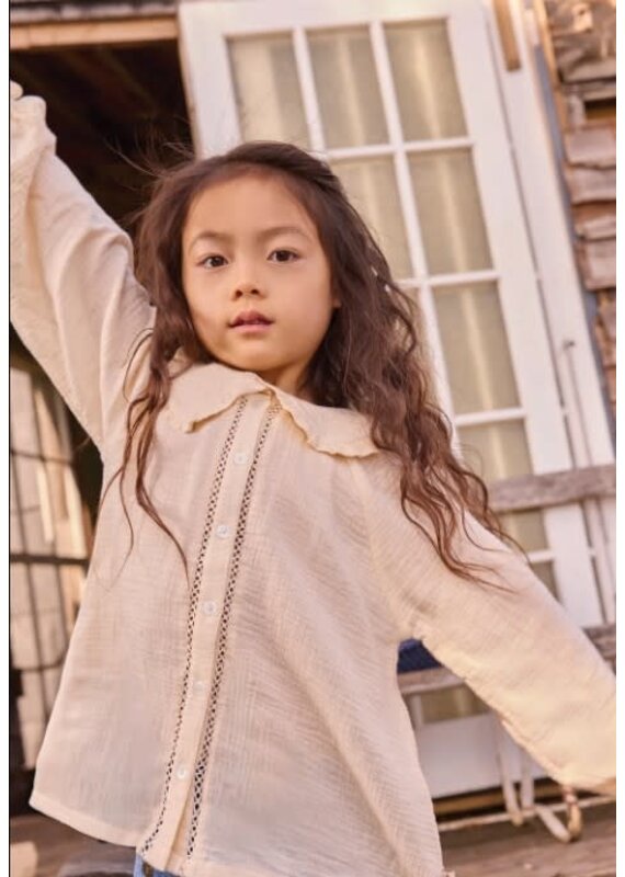 Bonton Bonton - shirt milk cotton